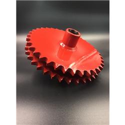 Agriculture Machine Sprocket D60C 35H Red painted - Roller Chain Sprocket D60C-35H