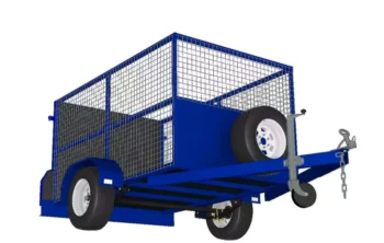 750 kg cage flatbed trailer
